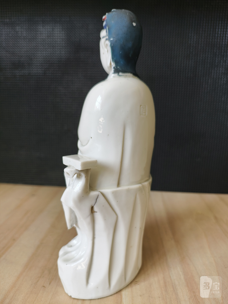 A dehua figure of a Guanyin and child - 图18
